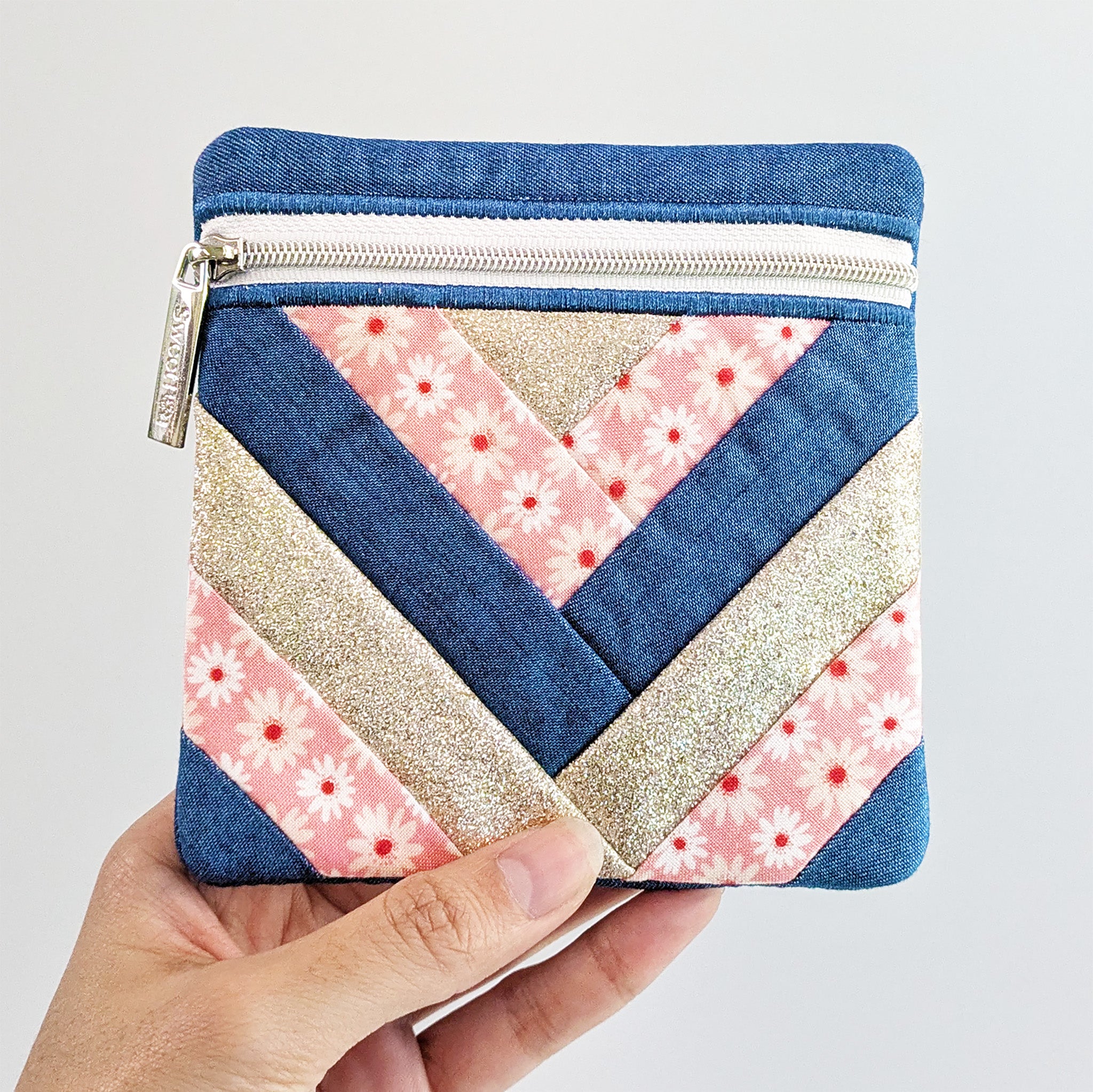 Herringbone Purse In the hoop machine embroidery designs