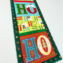 Ho Ho Ho Christmas Card Hanger 5x7 6x10 7x12 - Sweet Pea In The Hoop Machine Embroidery Design