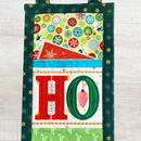 Ho Ho Ho Christmas Card Hanger 5x7 6x10 7x12 - Sweet Pea In The Hoop Machine Embroidery Design
