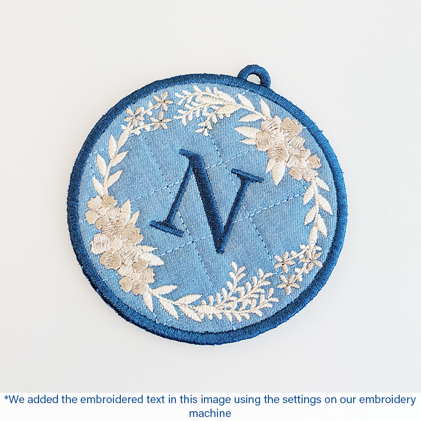 Home Sweet Home Hanger In the hoop machine embroidery designs