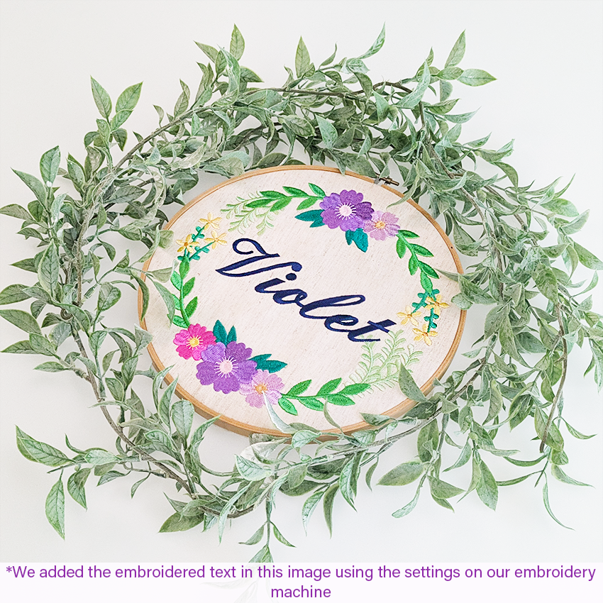 Home Sweet Home Hanger In the hoop machine embroidery designs