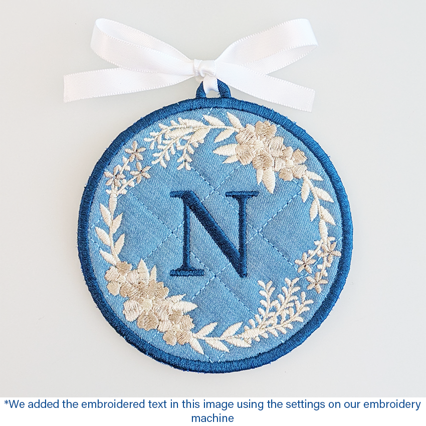 Home Sweet Home Hanger In the hoop machine embroidery designs