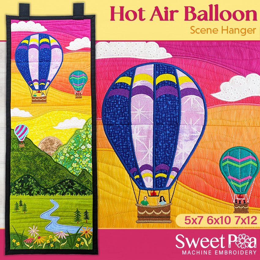 Hot Air Balloon Scene Hanger