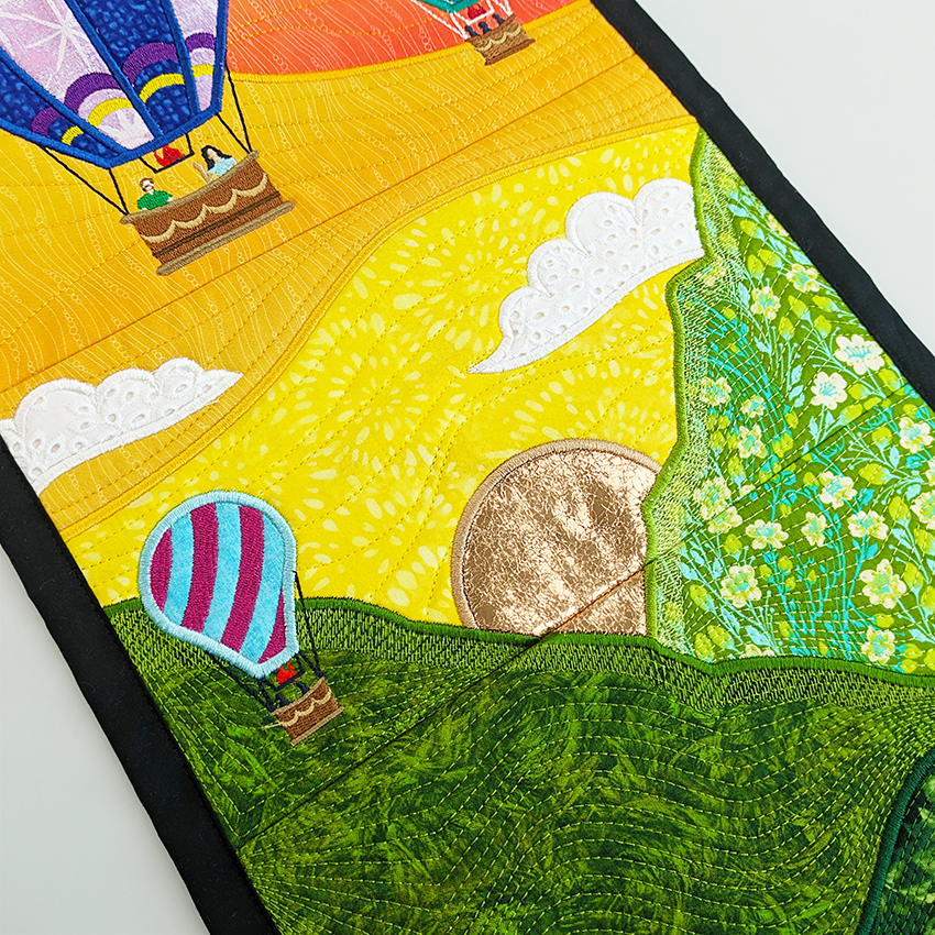 Hot Air Balloon Scene Hanger close up 1