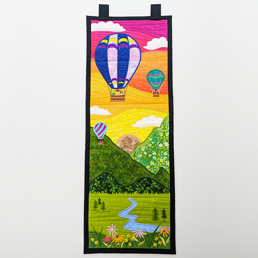 Hot Air Balloon Scene Hanger ITH Design