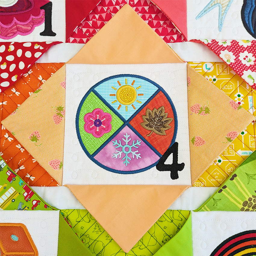 I Spy Counting Quilt