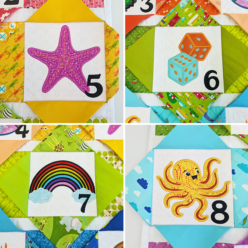 I Spy Counting Quilt