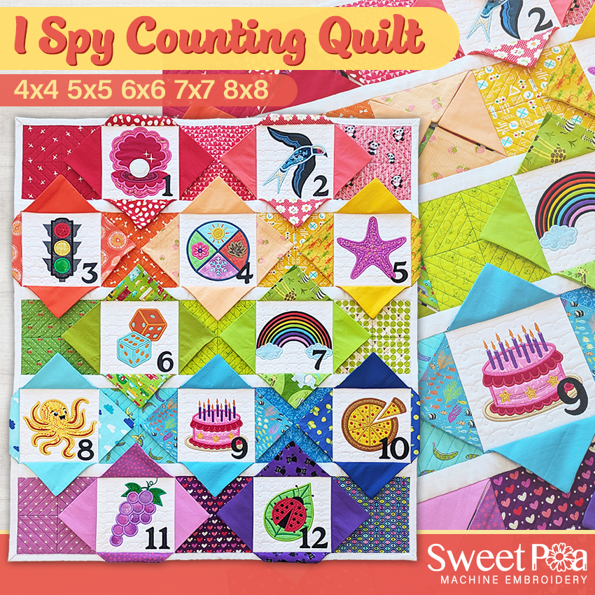 I Spy Counting Quilt