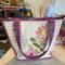 Branching Out Embroidered Handbag 5x7 6x10 7x12 - Sweet Pea In The Hoop Machine Embroidery Design