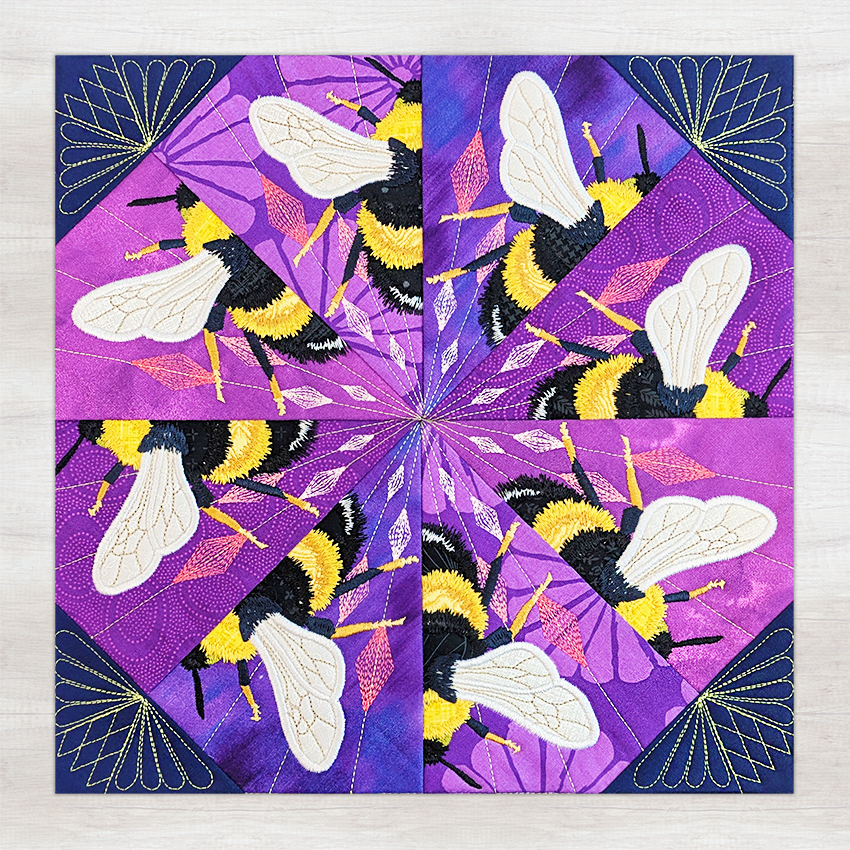 BOM Kaleidoscope Quilt - Block 10