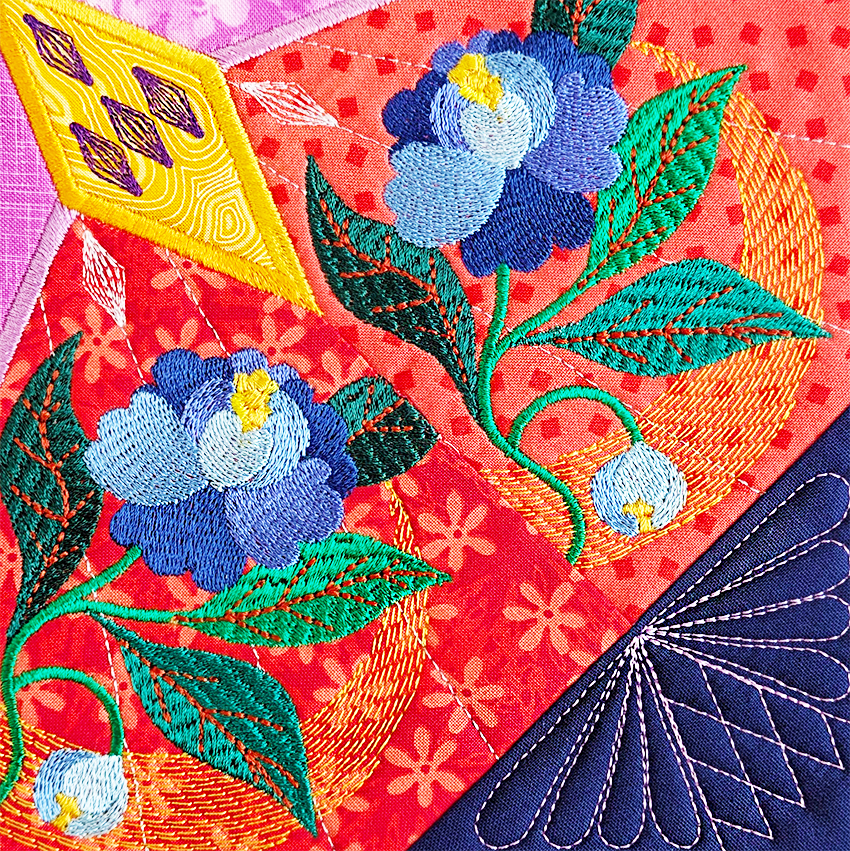 BOM Kaleidoscope Quilt - Block 11