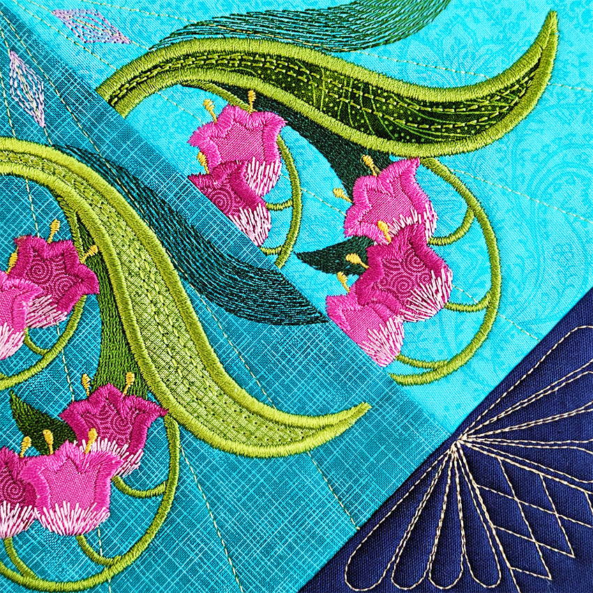 BOM Kaleidoscope Quilt - Block 12