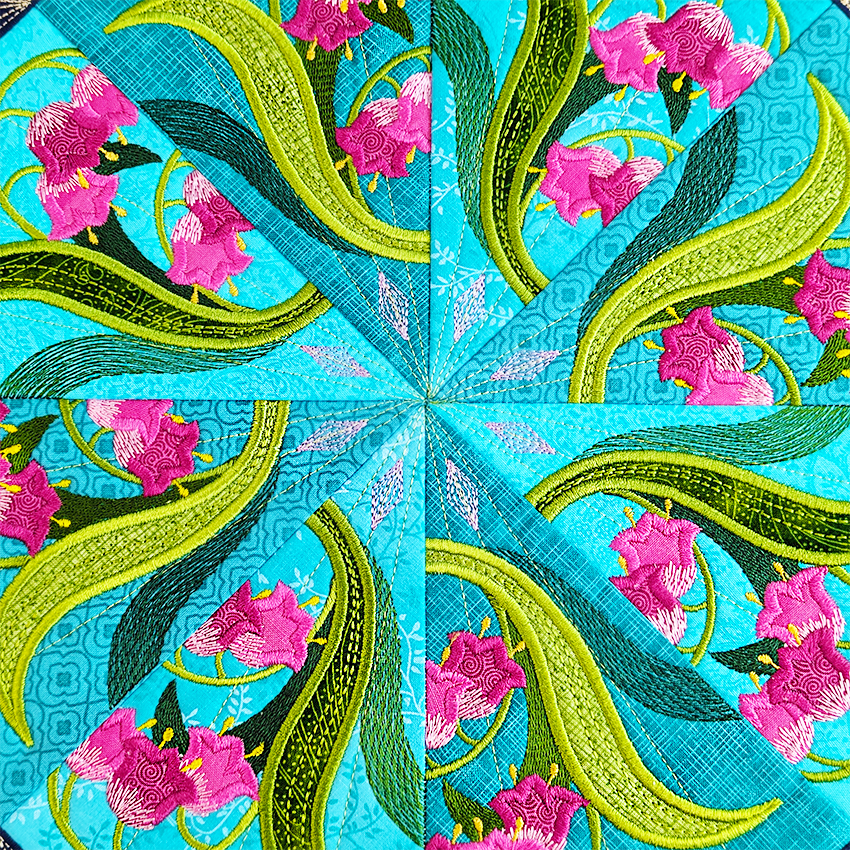 BOM Kaleidoscope Quilt - Block 12
