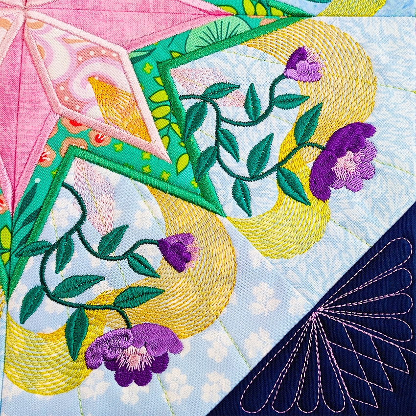 BOM Kaleidoscope Quilt - Block 5