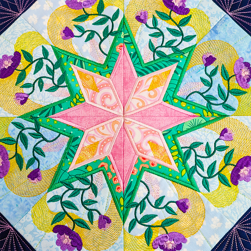 BOM Kaleidoscope Quilt - Block 5
