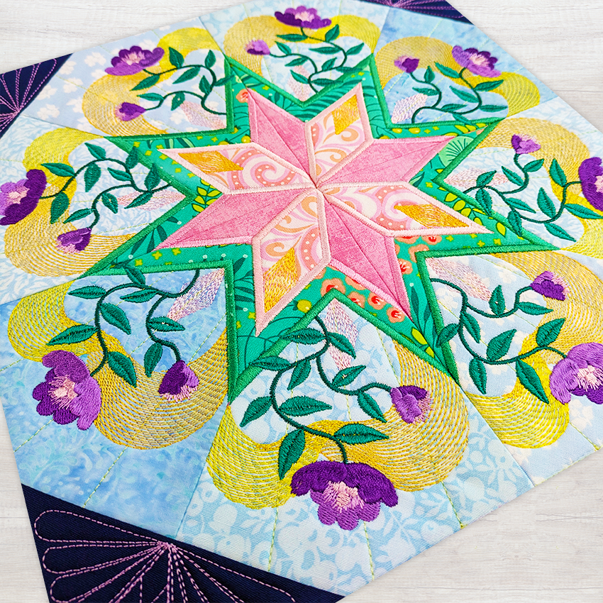BOM Kaleidoscope Quilt - Block 5