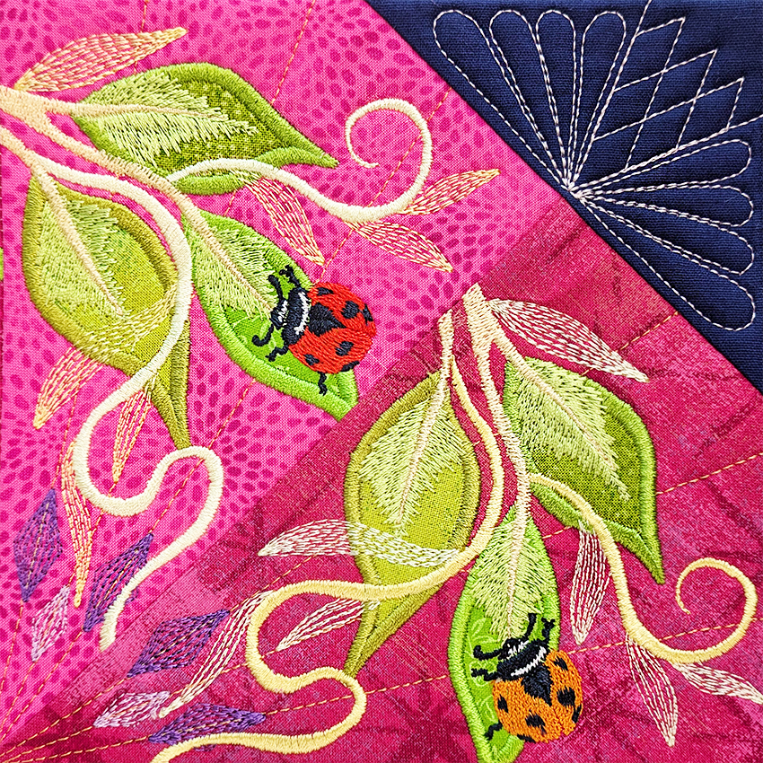 BOM Kaleidoscope Quilt - Block 8