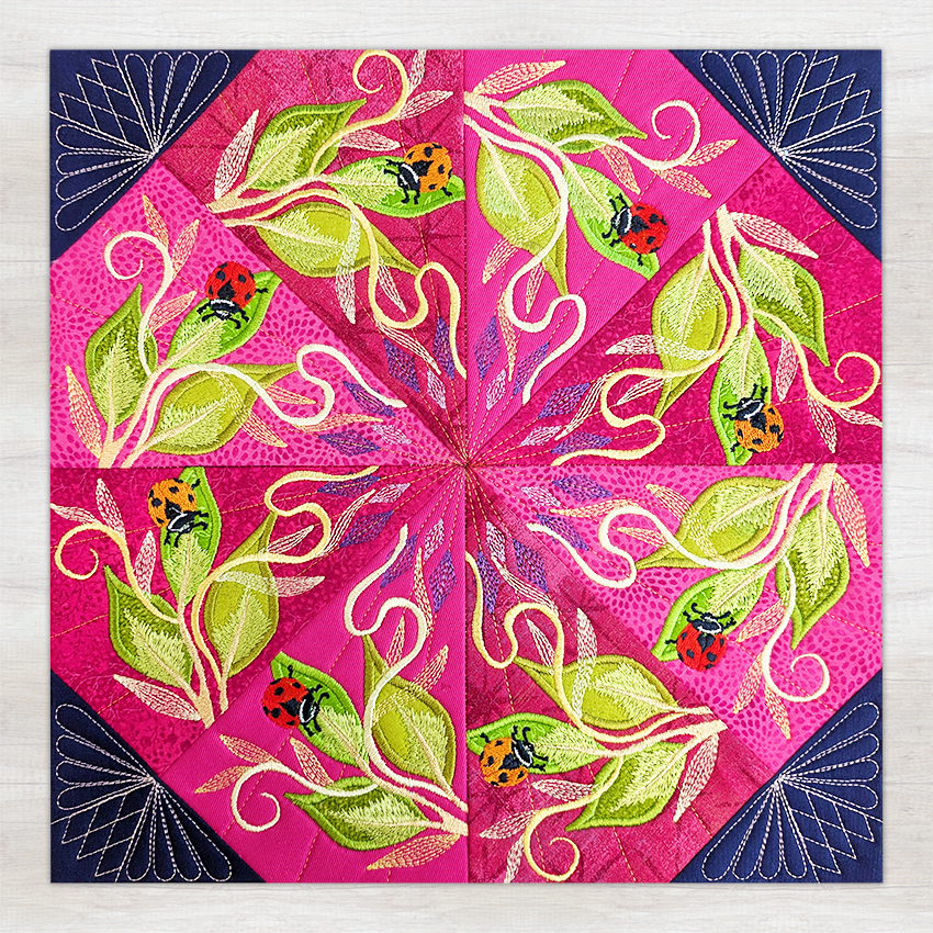 BOM Kaleidoscope Quilt - Block 8
