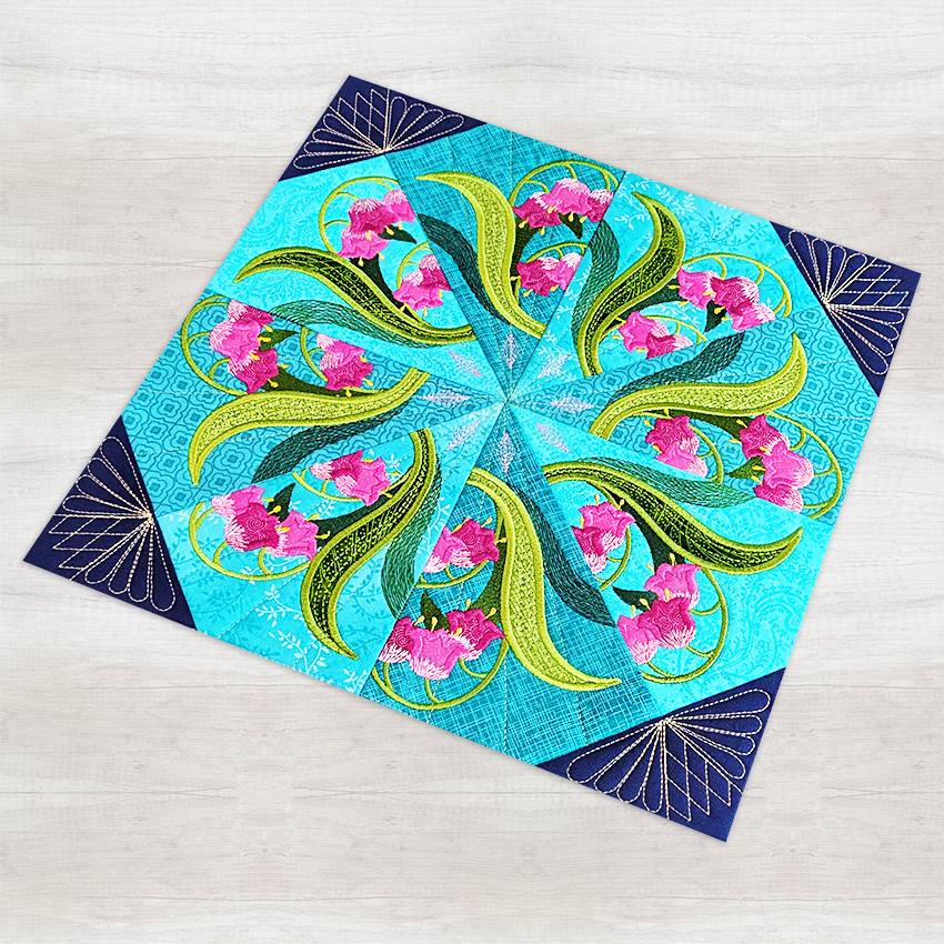 BOM Kaleidoscope Quilt - Block 12