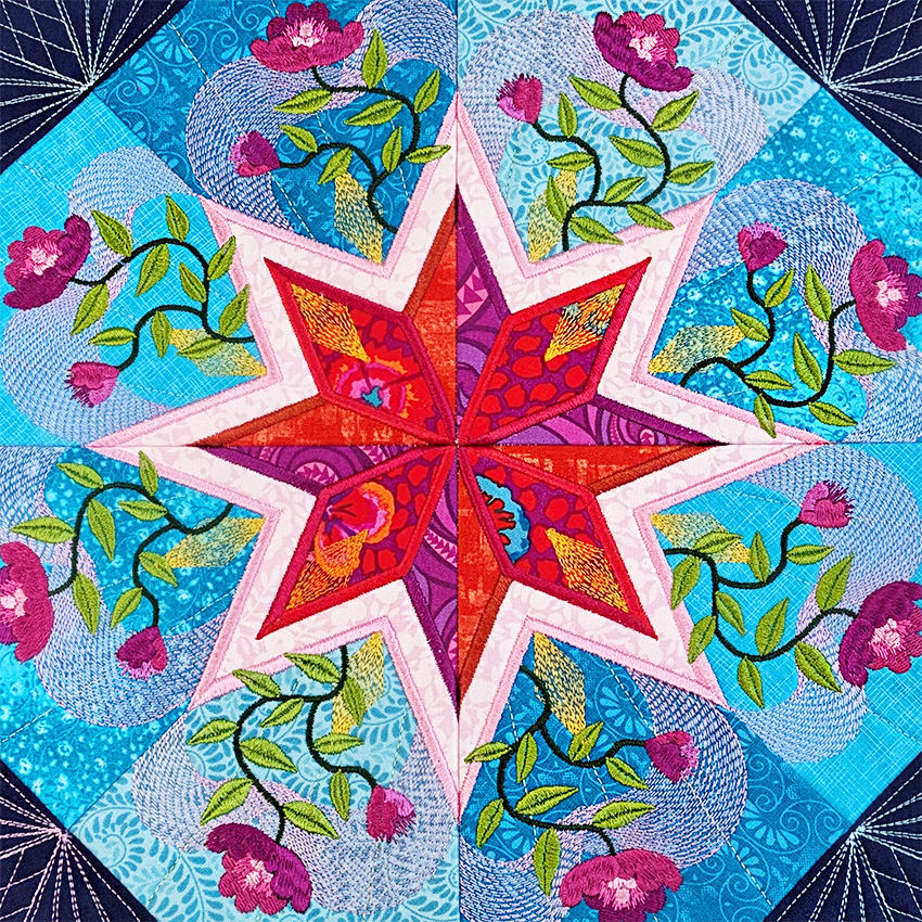 BOM Kaleidoscope Quilt - Block 5