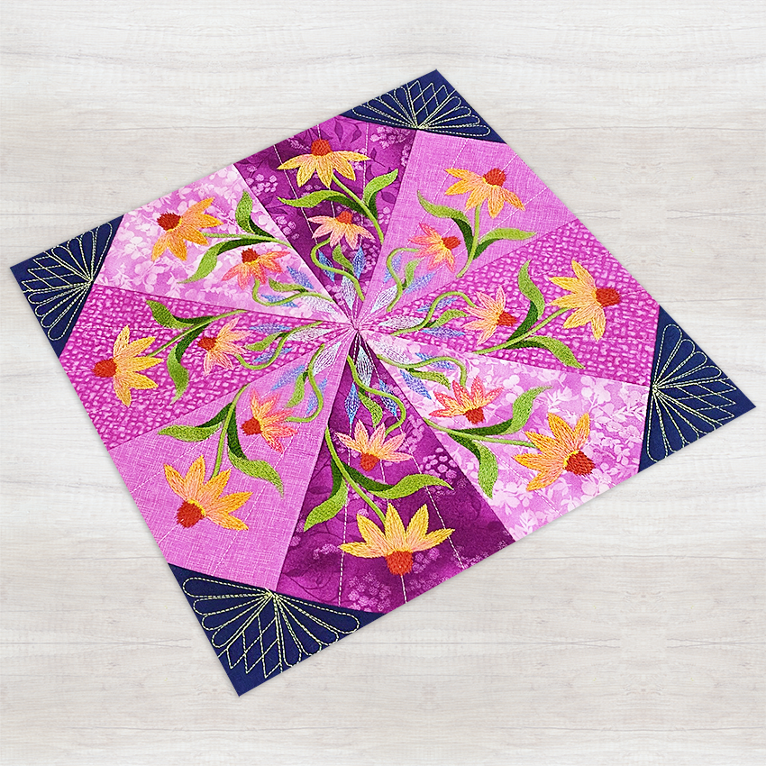 BOM Kaleidoscope Quilt - Block 6