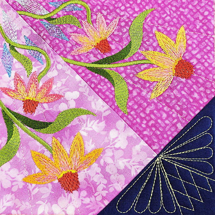 BOM Kaleidoscope Quilt - Block 6