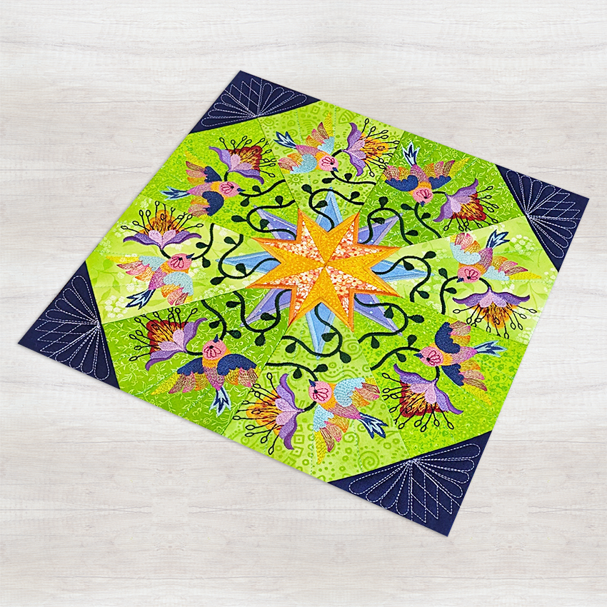 BOM Kaleidoscope Quilt - Block 7
