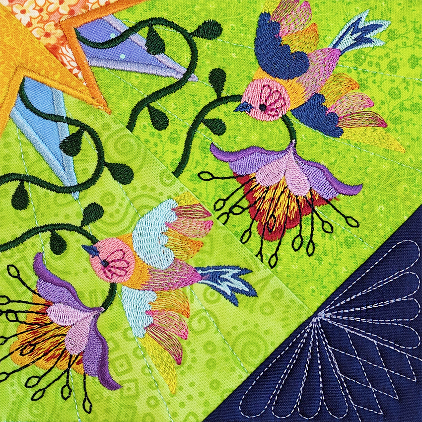 BOM Kaleidoscope Quilt - Block 7