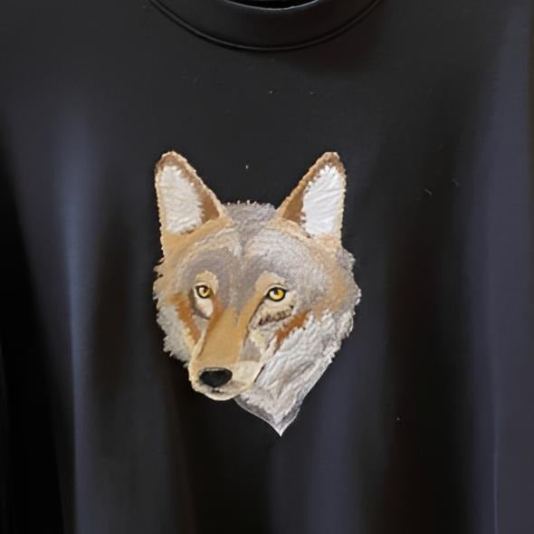 Wolf Embroidery Applique