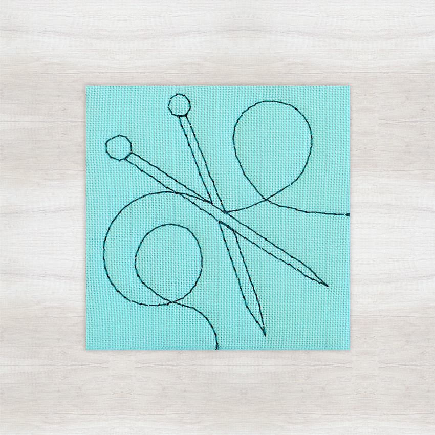 Knitting Quilting Borders In the hoop machine embroidery designs