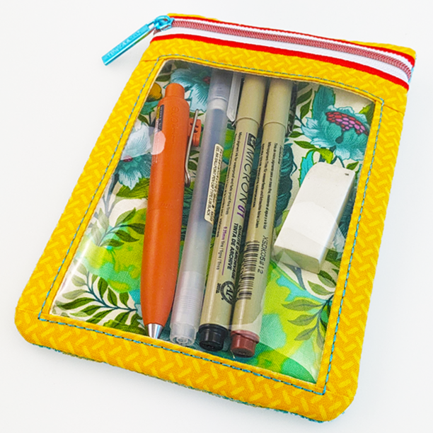 Large Windowed Zipper Pockets