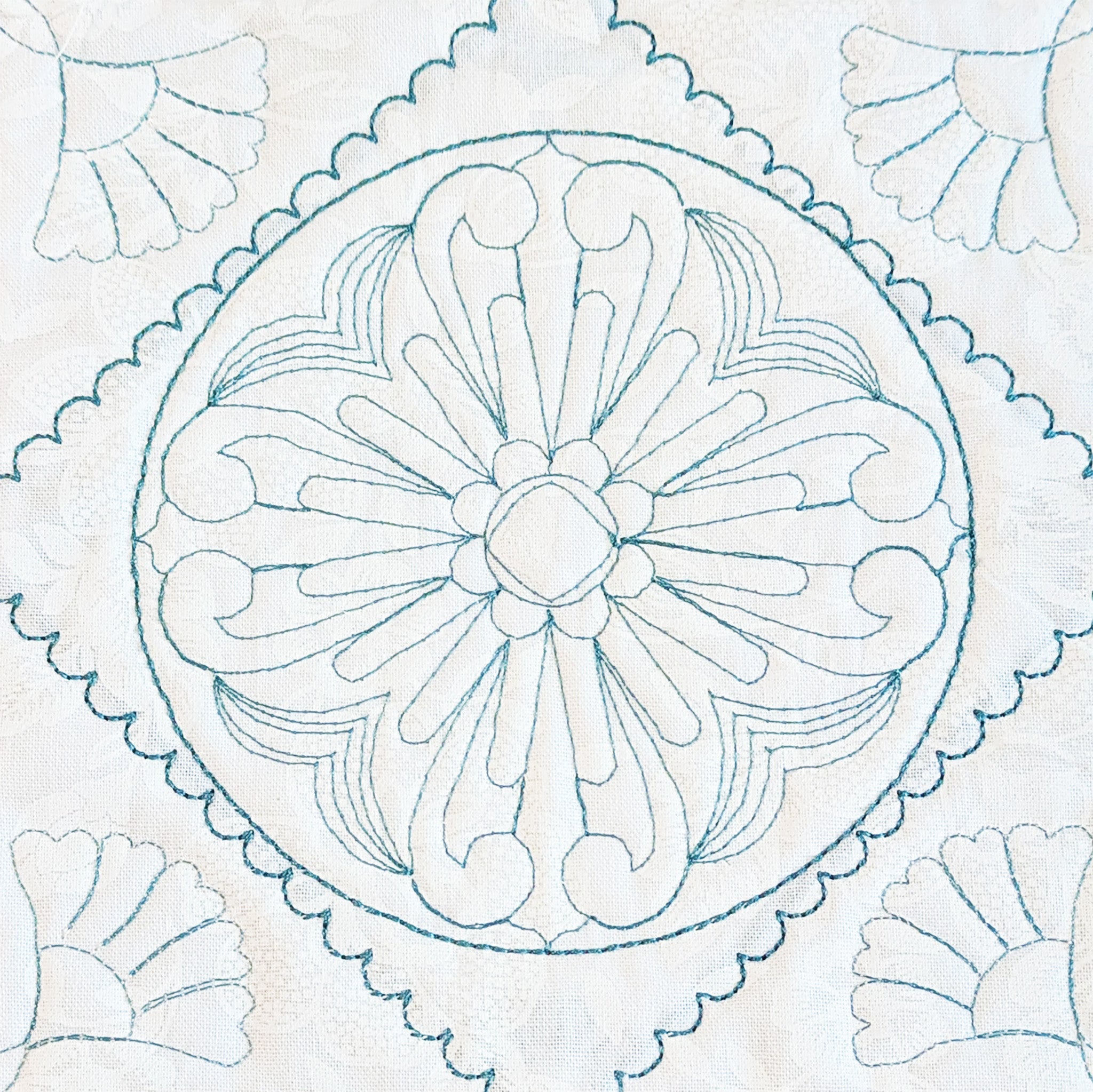 Mandala Quilt As You Go In the hoop machine embroidery designs