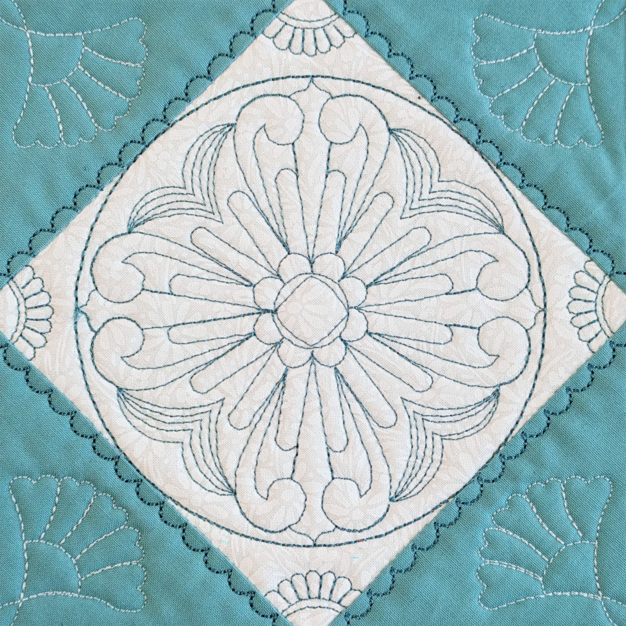 Mandala Quilt As You Go In the hoop machine embroidery designs