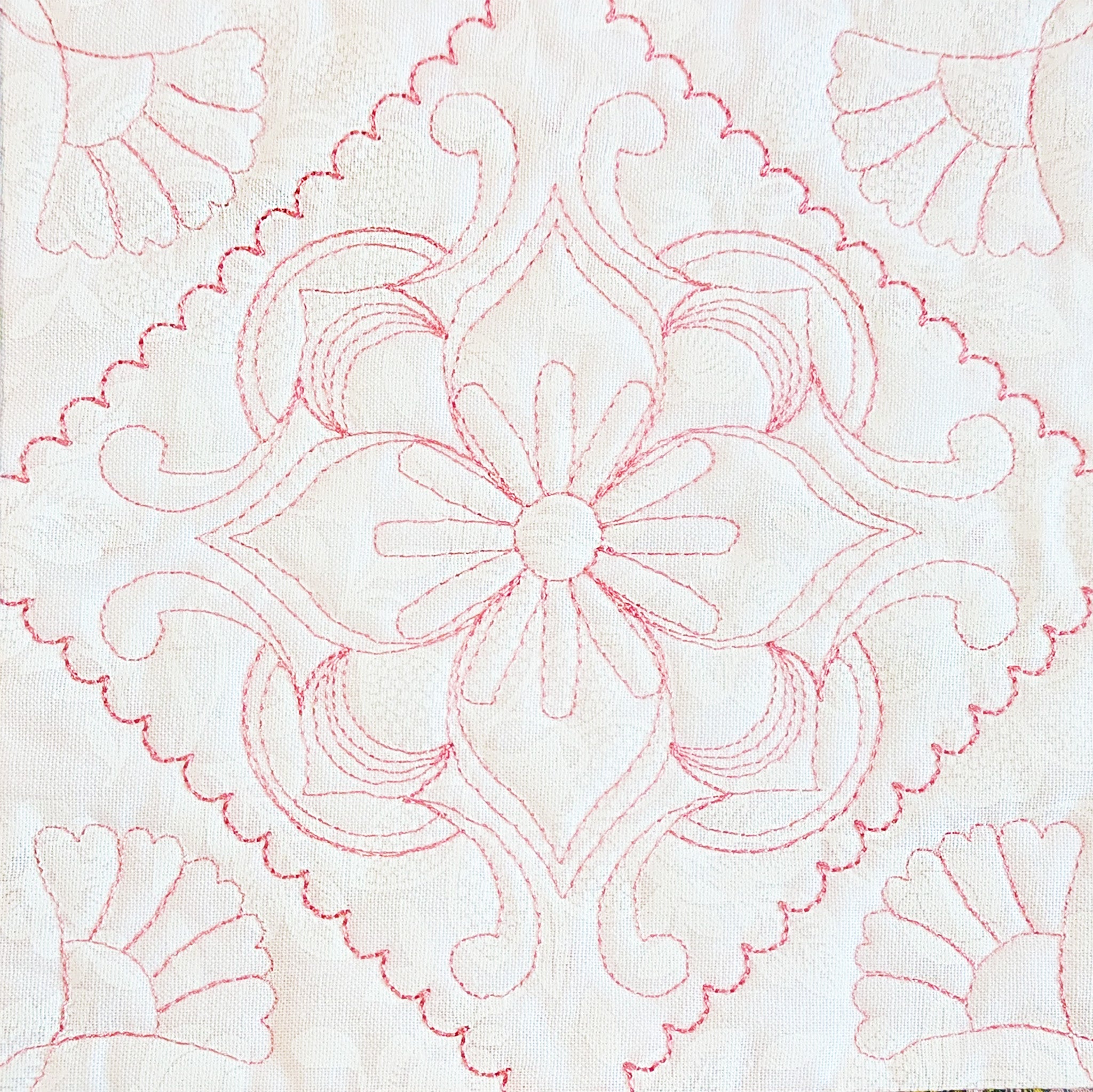 Mandala Quilt As You Go In the hoop machine embroidery designs