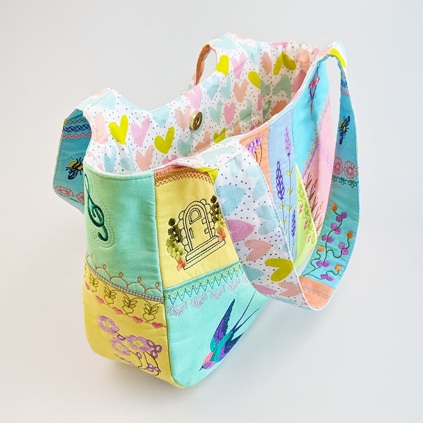 Mismatch Chunky Patch Handbag