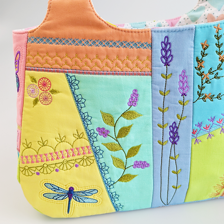 Mismatch Chunky Patch Handbag