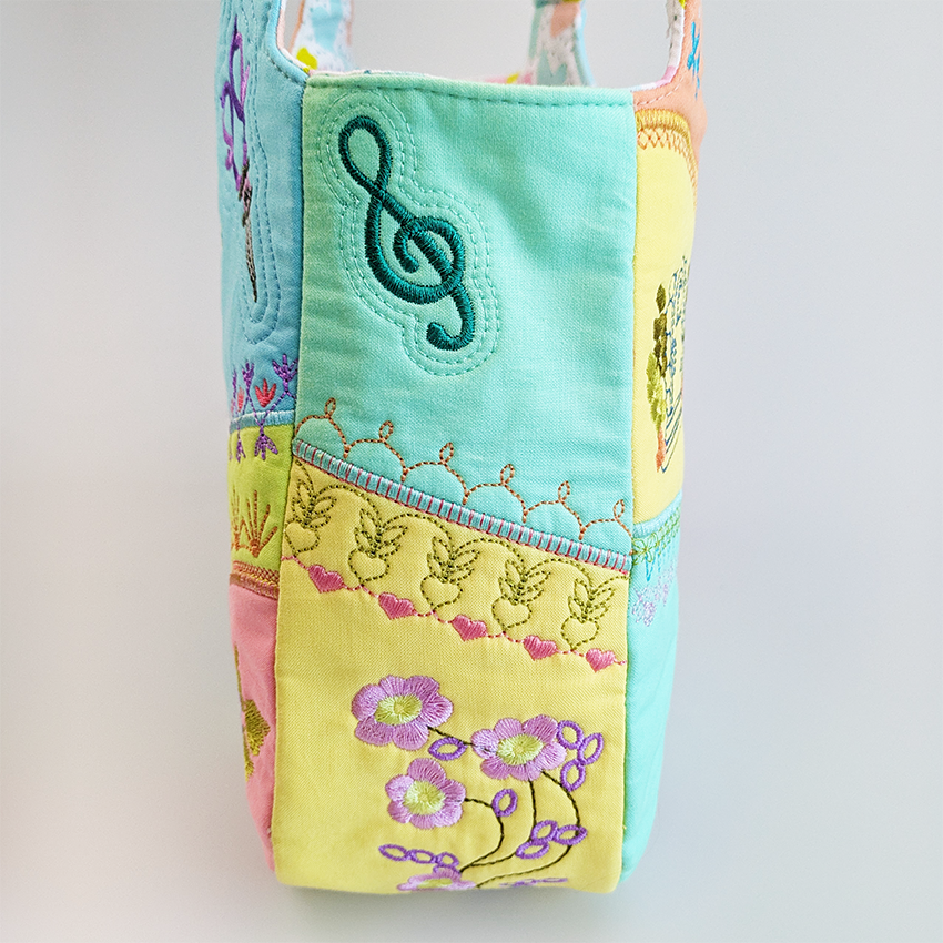 Mismatch Chunky Patch Handbag