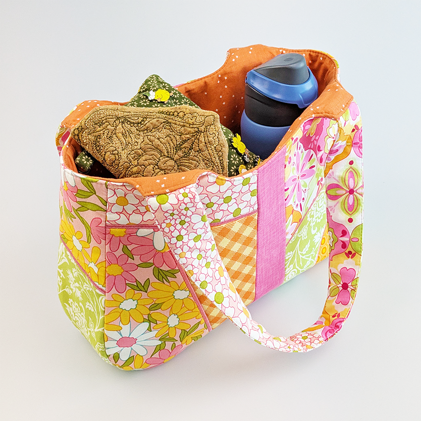 Mismatch Chunky Patch Handbag