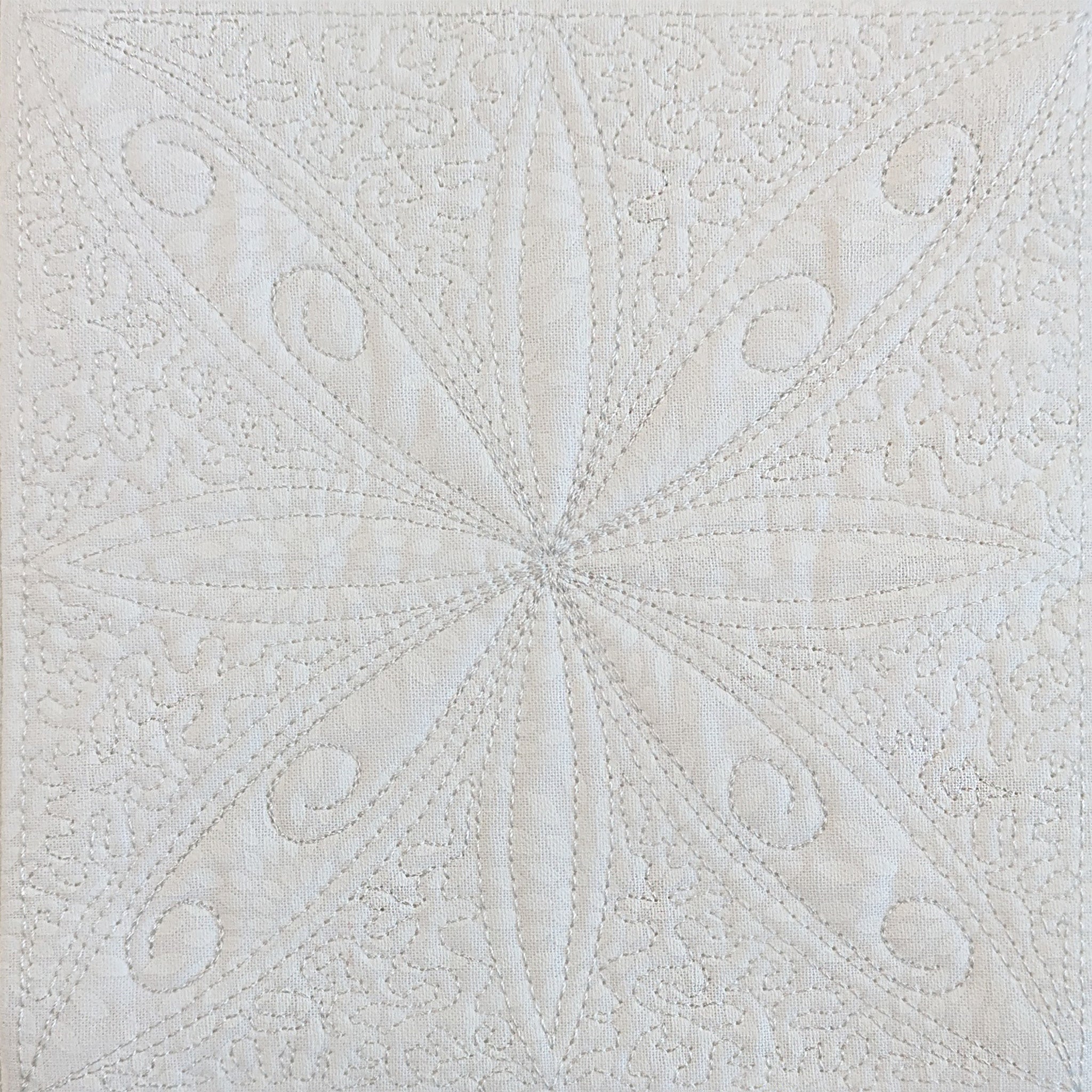 Monochrome Quilt In the hoop machine embroidery designs