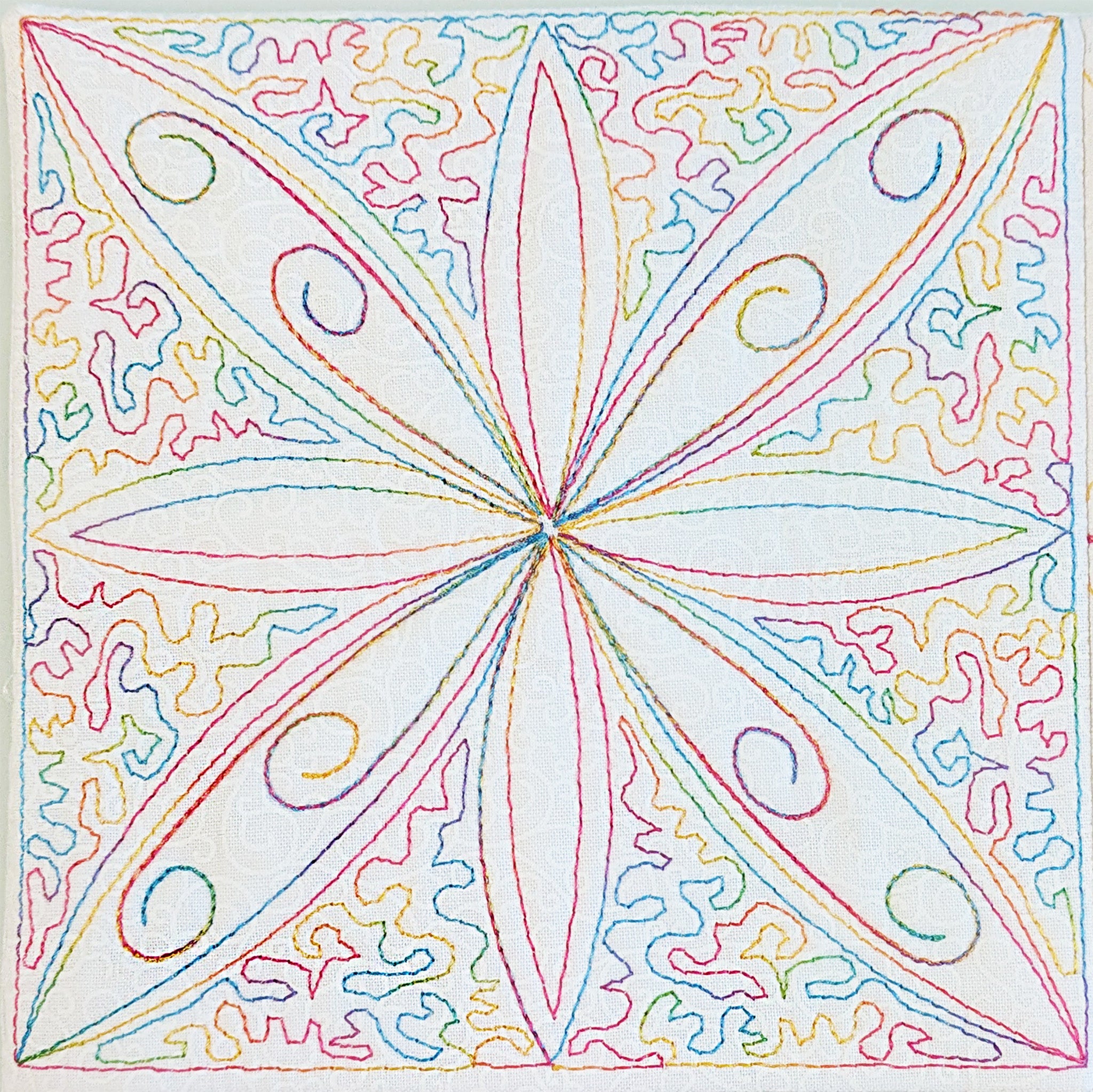 Monochrome Quilt In the hoop machine embroidery designs