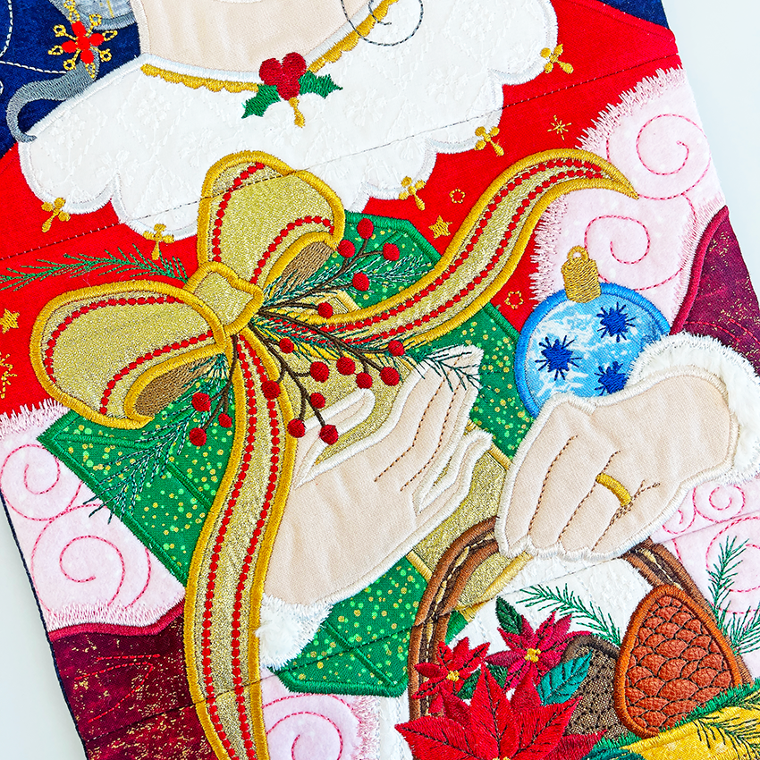 Mrs Christmas Hanger hands