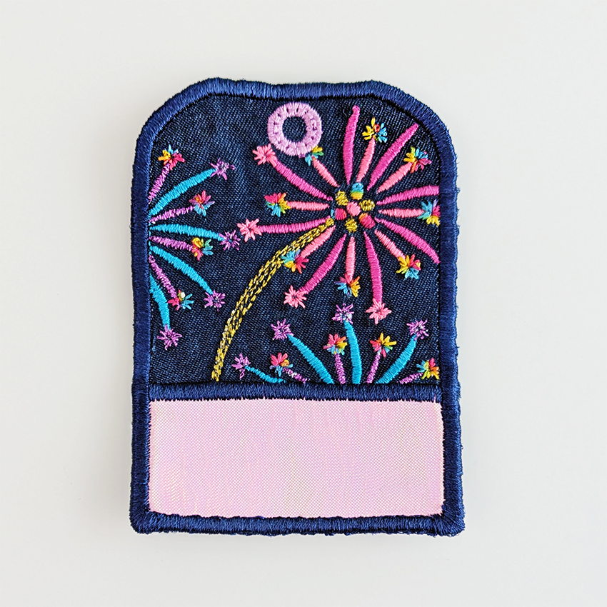 party gift tags fireworks tag