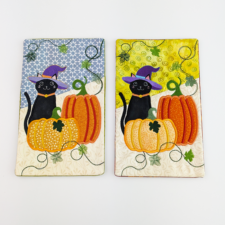 Pumpkin Cat Mug Rug