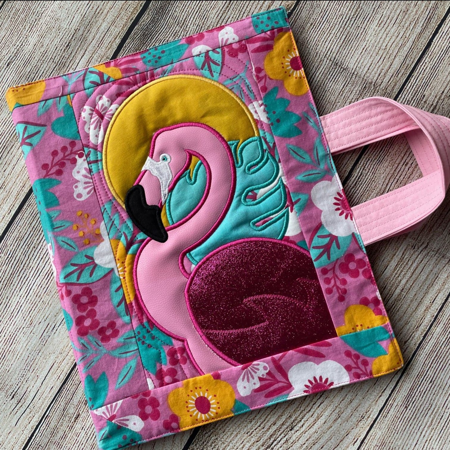 Tropical Flamingo Tote Bag