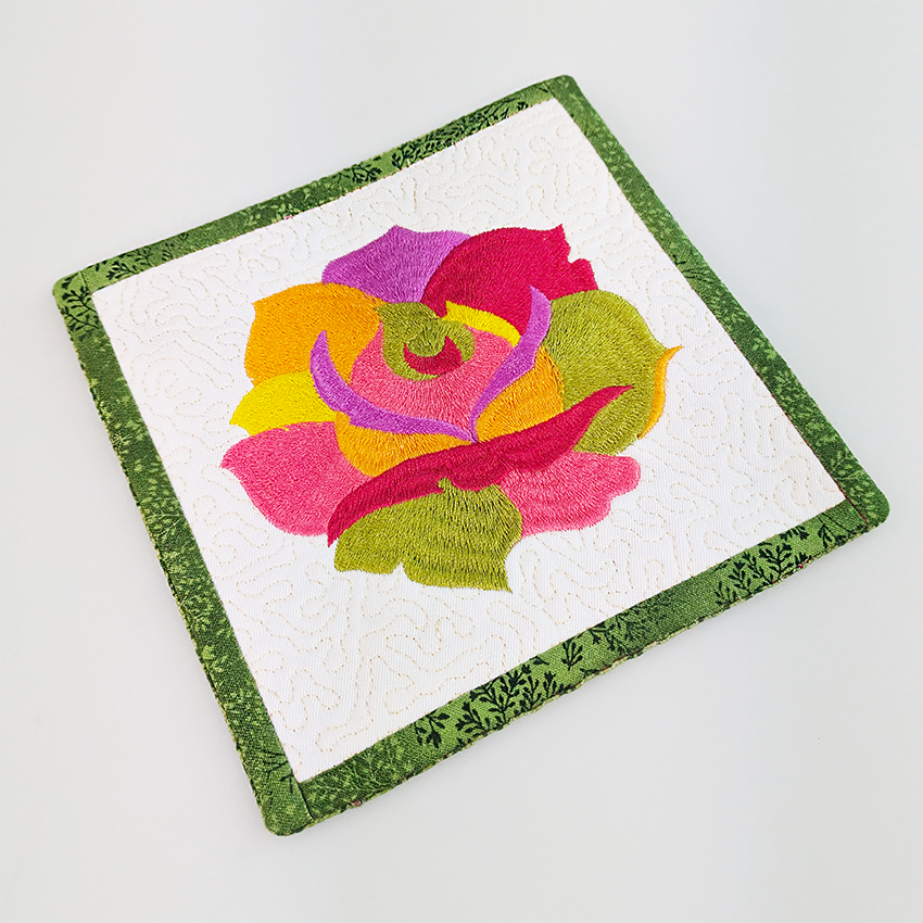 Rose and Leaf Coaster Set