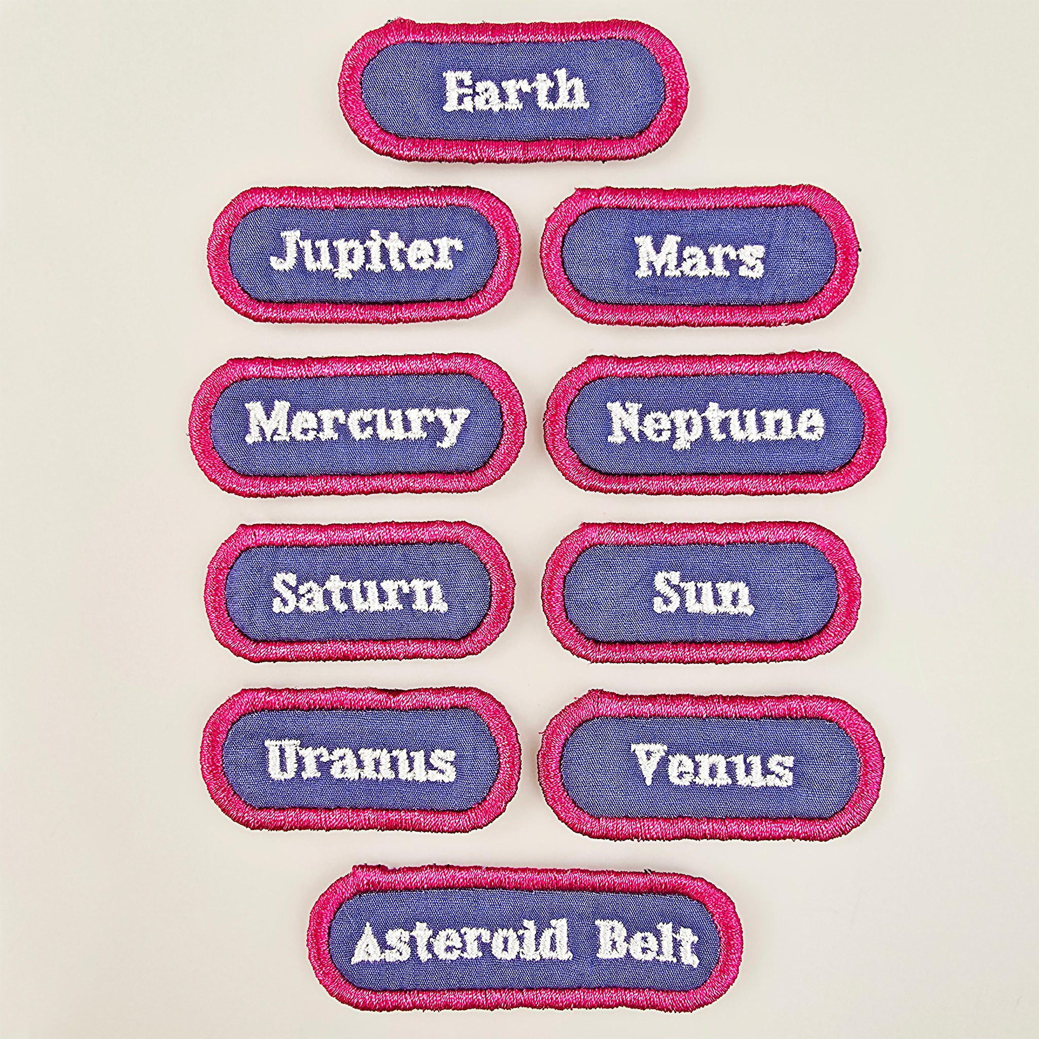 Solar System Hanger In the hoop machine embroidery designs