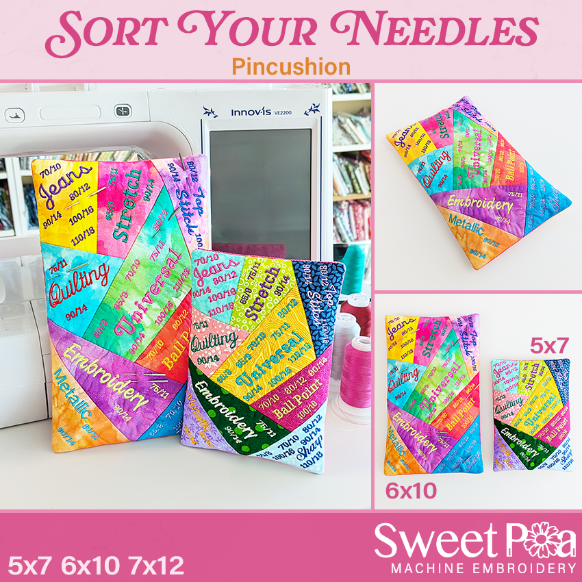 Sort Your Needles Pincushion