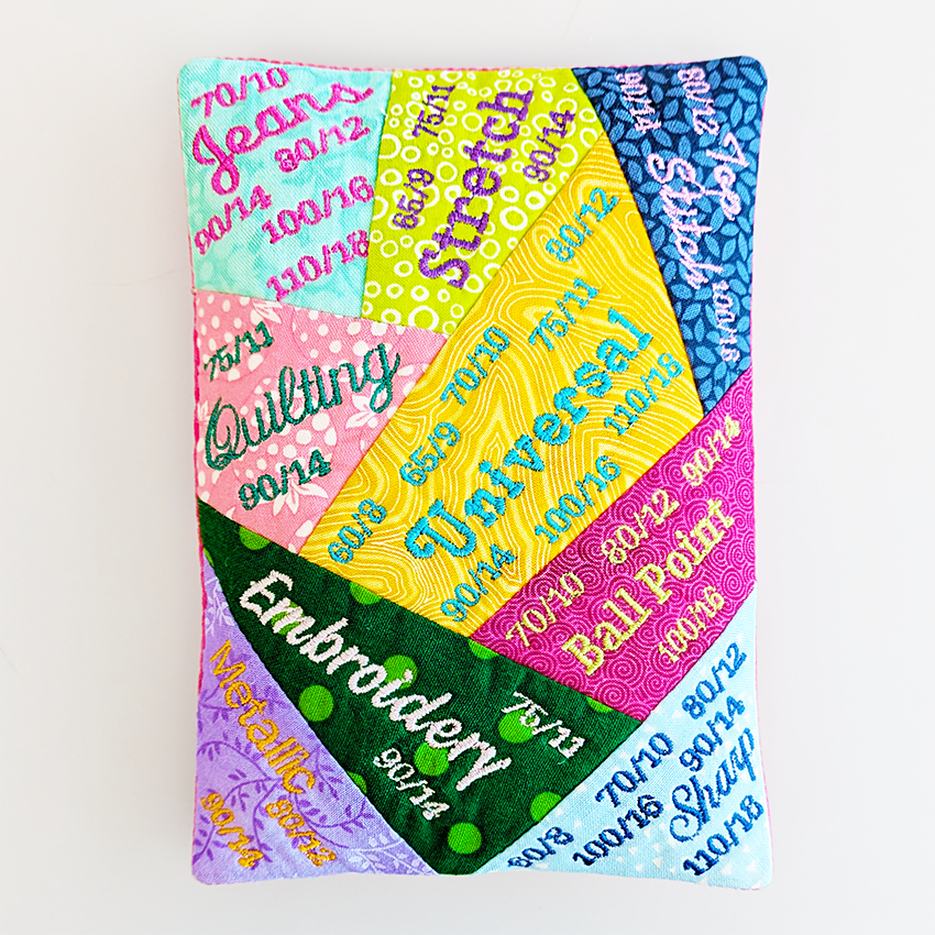 Sort Your Needles Pincushion