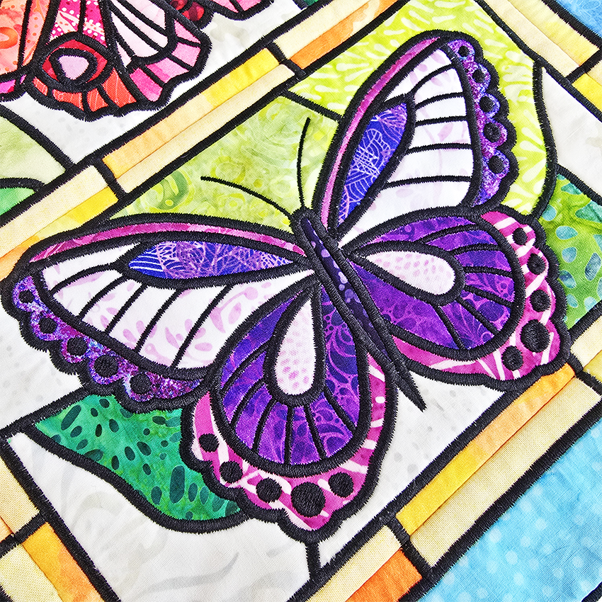 Stained Glass Butterfly Hanger