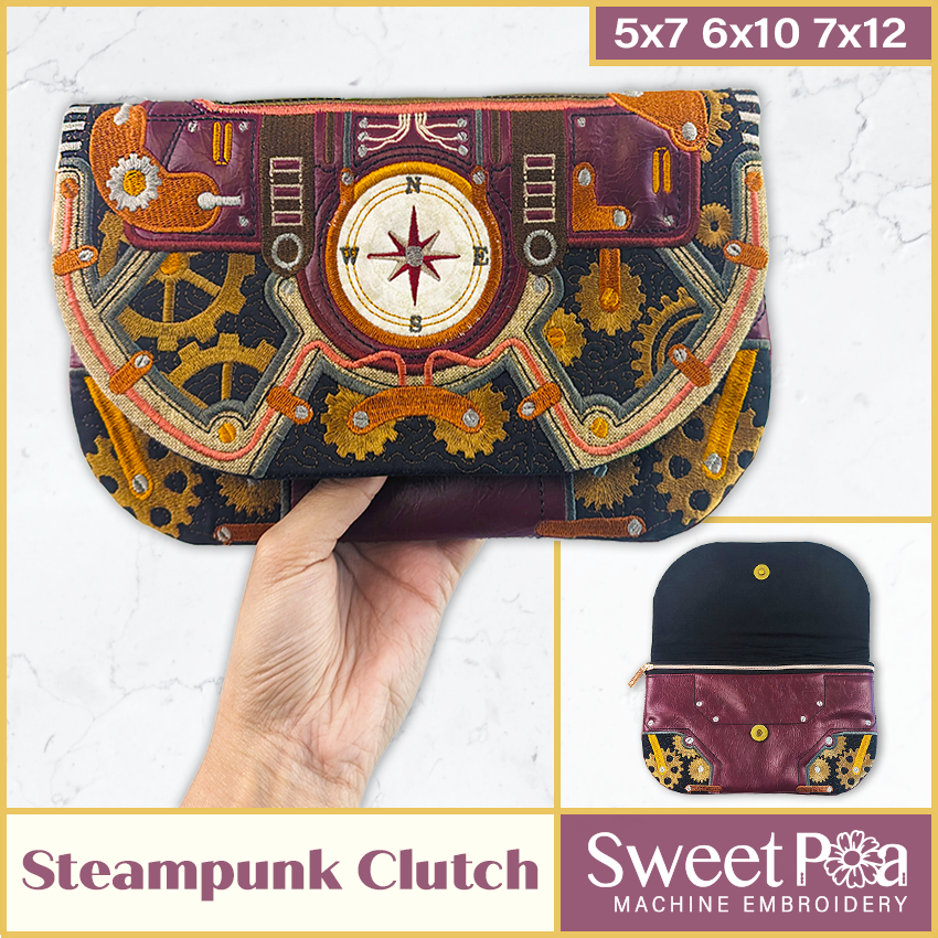 Steampunk Clutch ITH Design